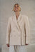 Blazer Yuna in beige melange by VIVAL.STUDIO