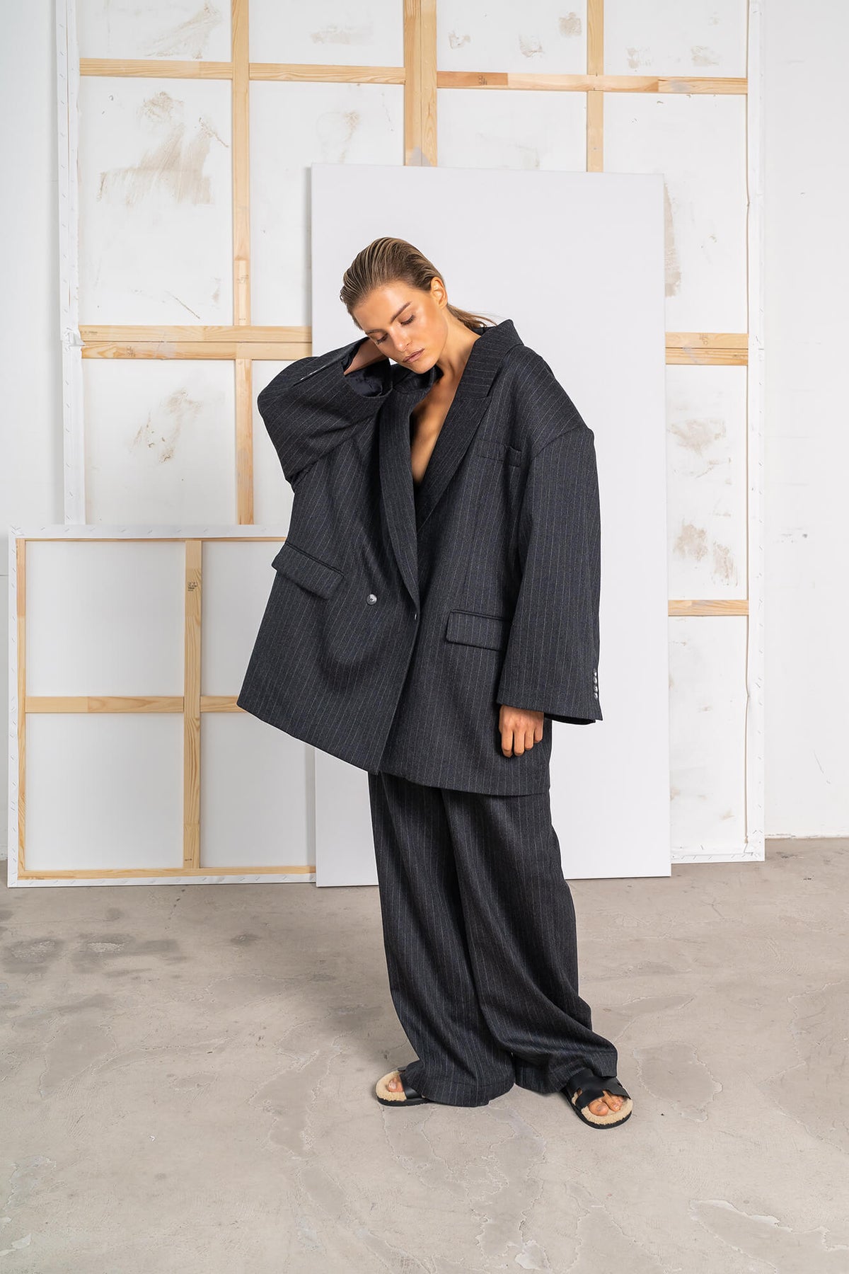 Blazer Hailey in anthrazit by VIVAL.STUDIO