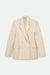 Blazer Yuna in beige melange by VIVAL.STUDIO