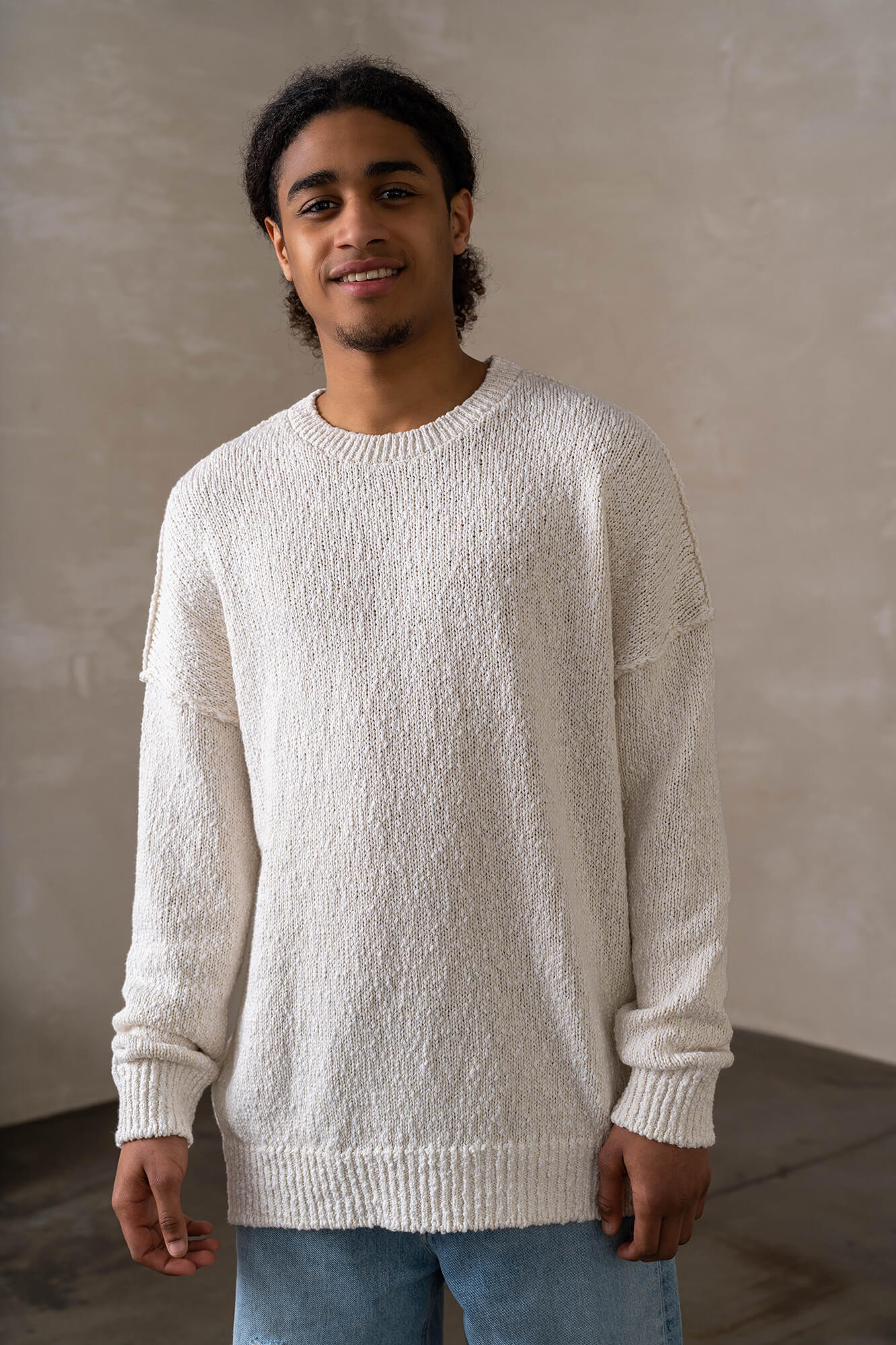 Pullover Toni in sand by VIVAL.STUDIO