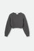 Pullover Lia in anthrazit by VIVAL.STUDIO von vorne