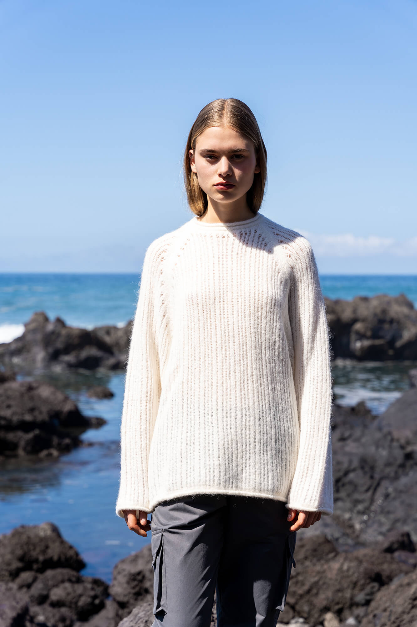Pullover Philie in offwhite by VIVAL.STUDIO