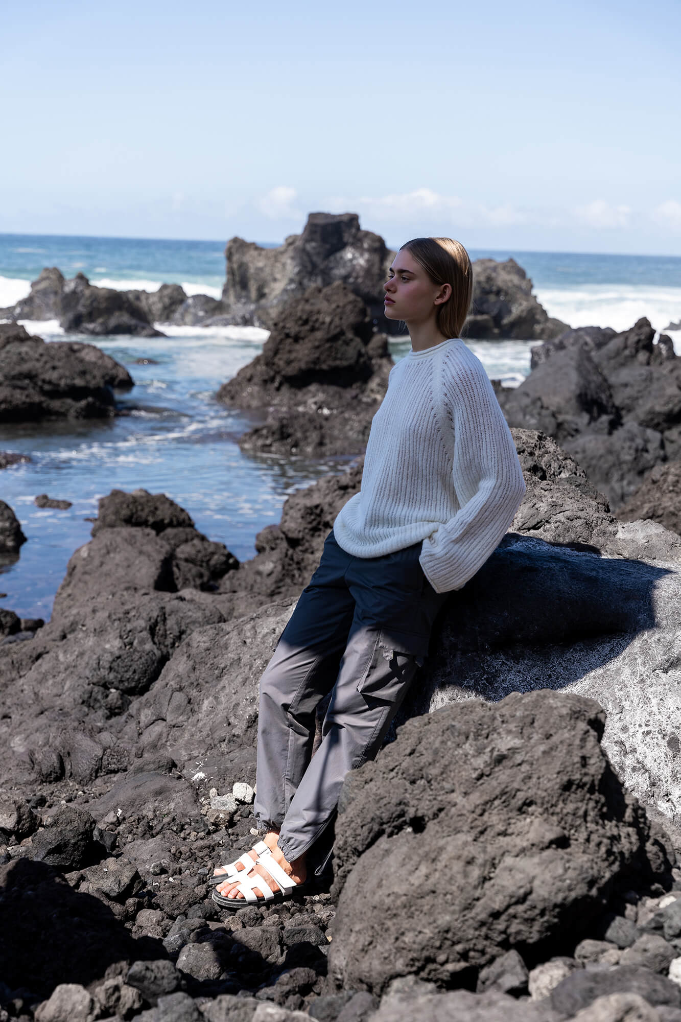 Pullover Philie in offwhite by VIVAL.STUDIO