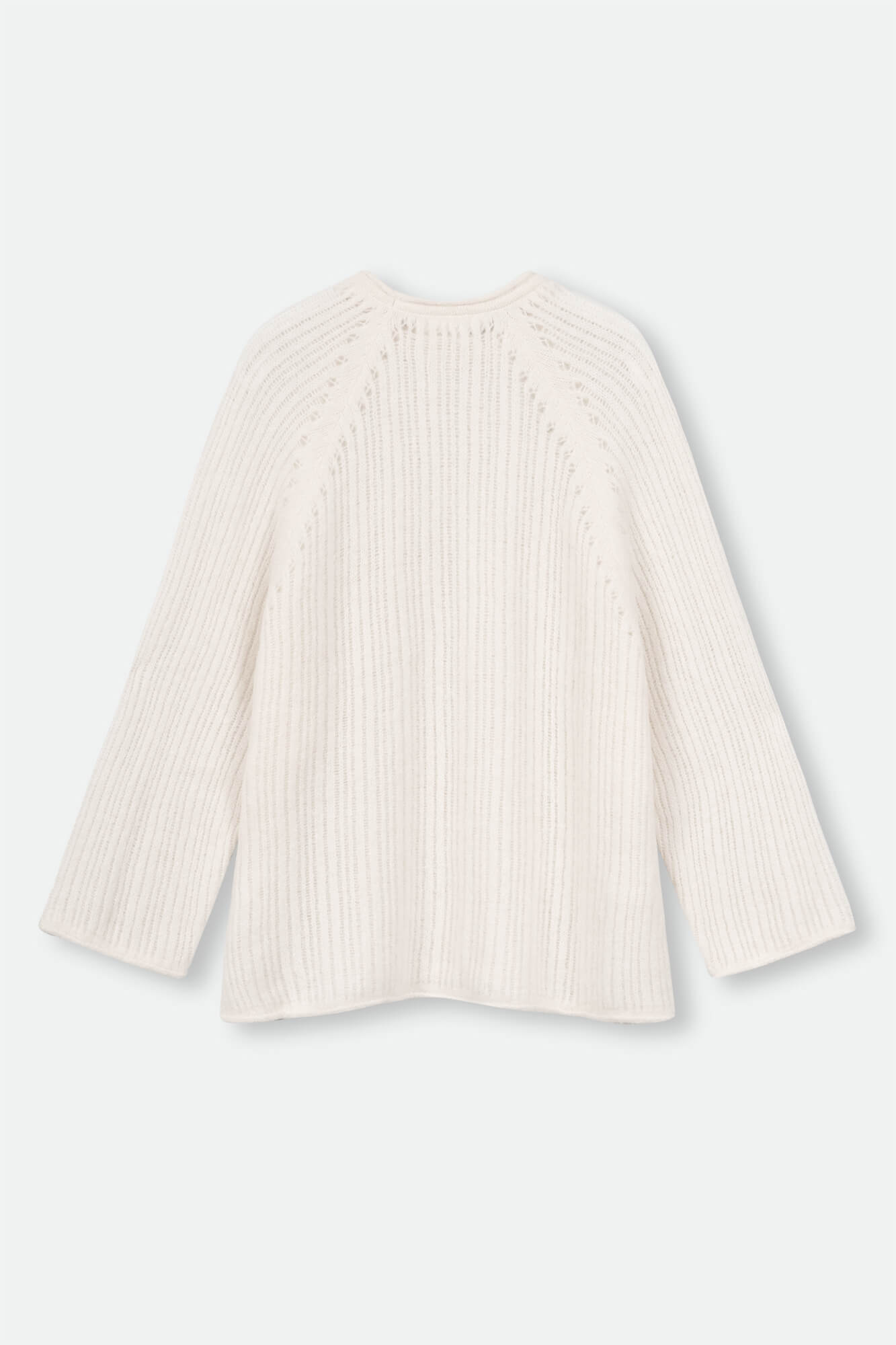 Pullover Philie in offwhite by VIVAL.STUDIO von hinten