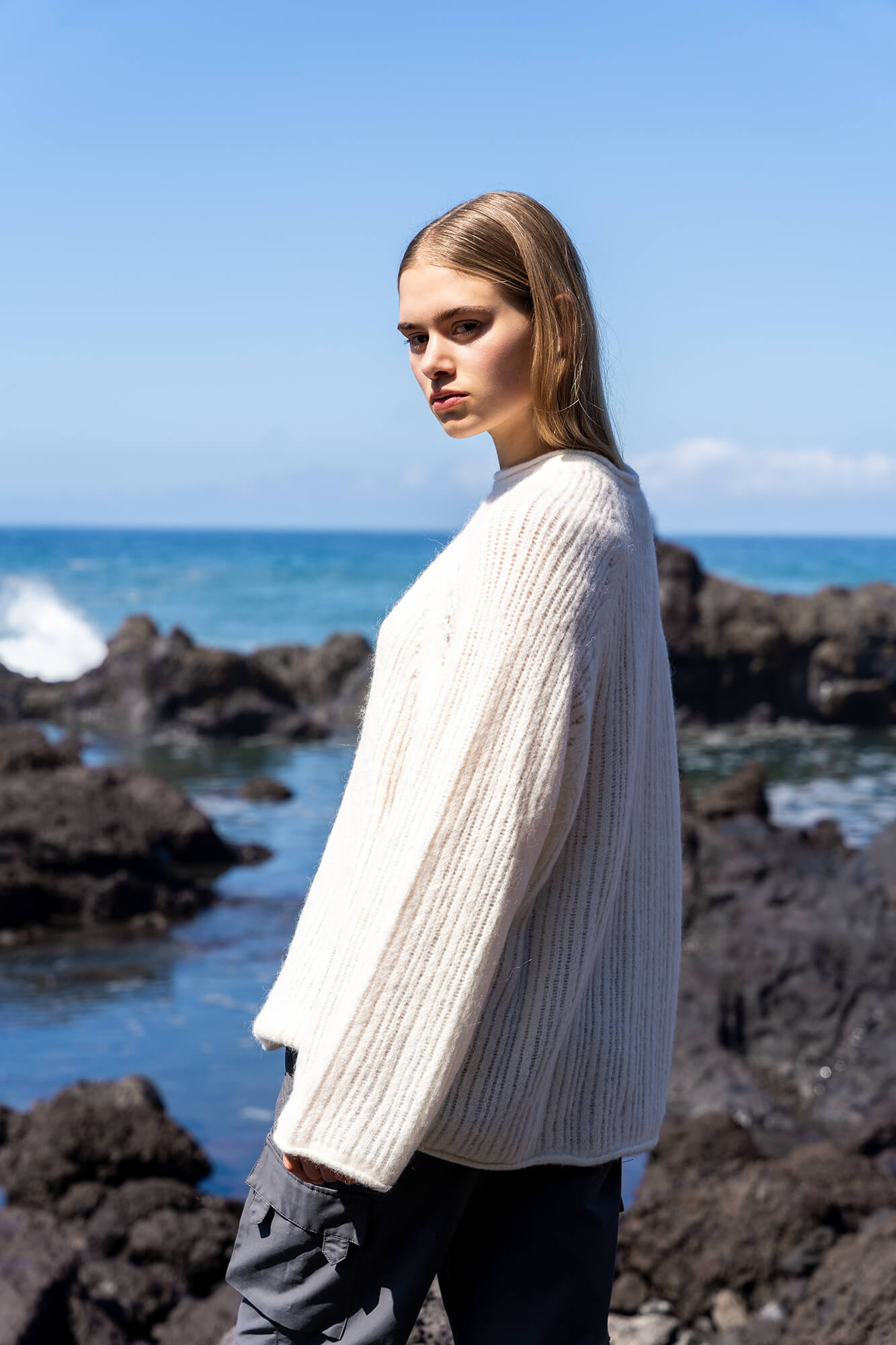 Pullover Philie in offwhite by VIVAL.STUDIO