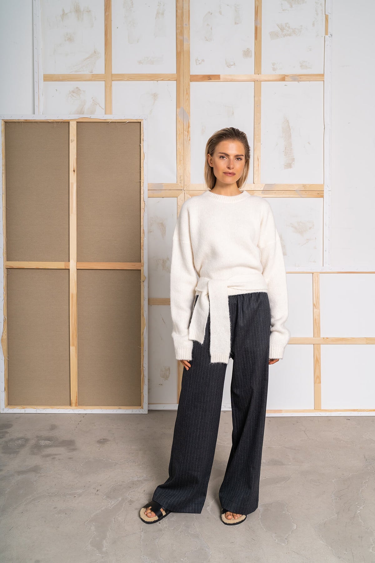 Pullover Winnie in offwhite by VIVAL.STUDIO