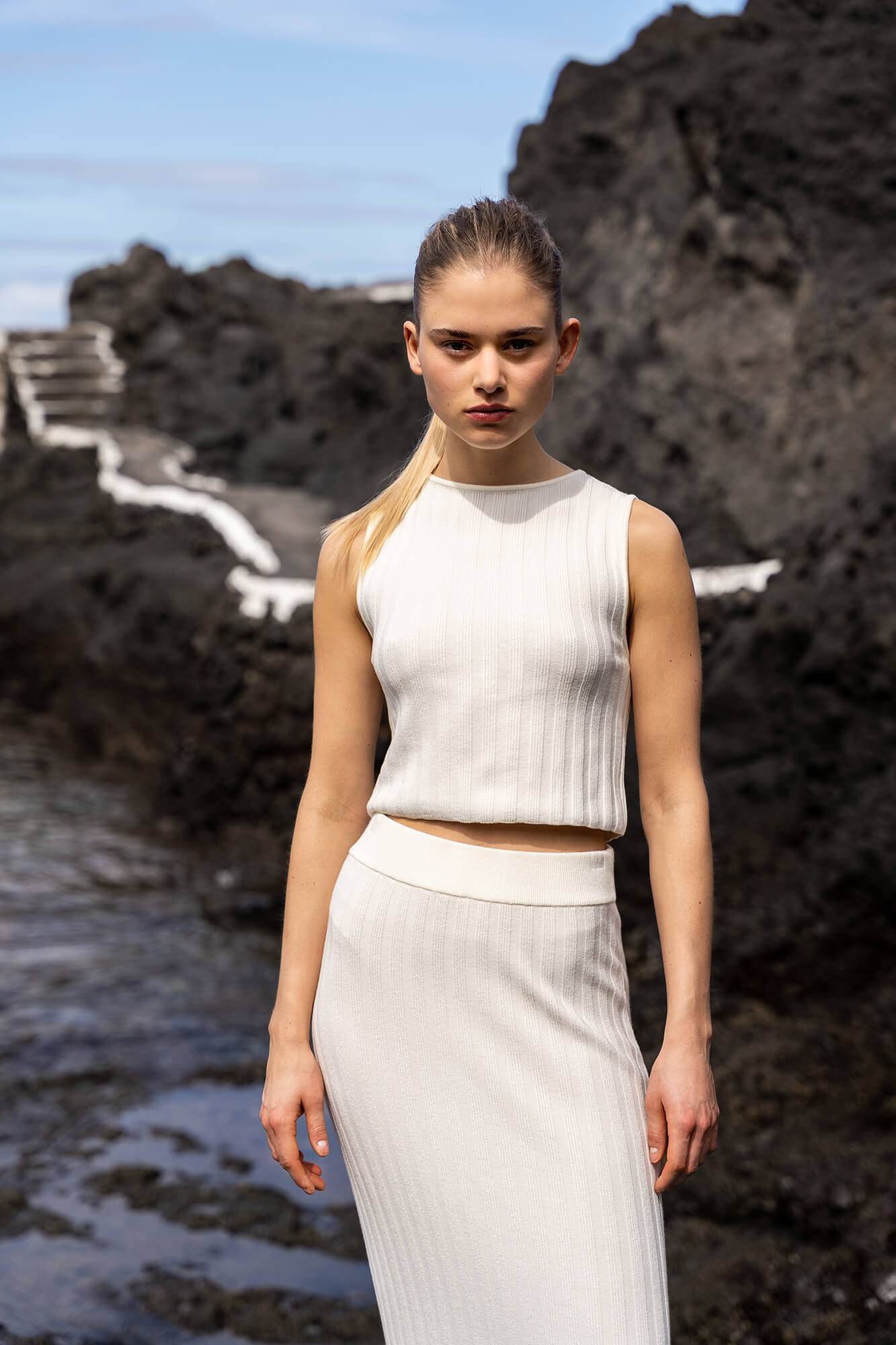 Top Romy in ivory by VIVAL.STUDIO