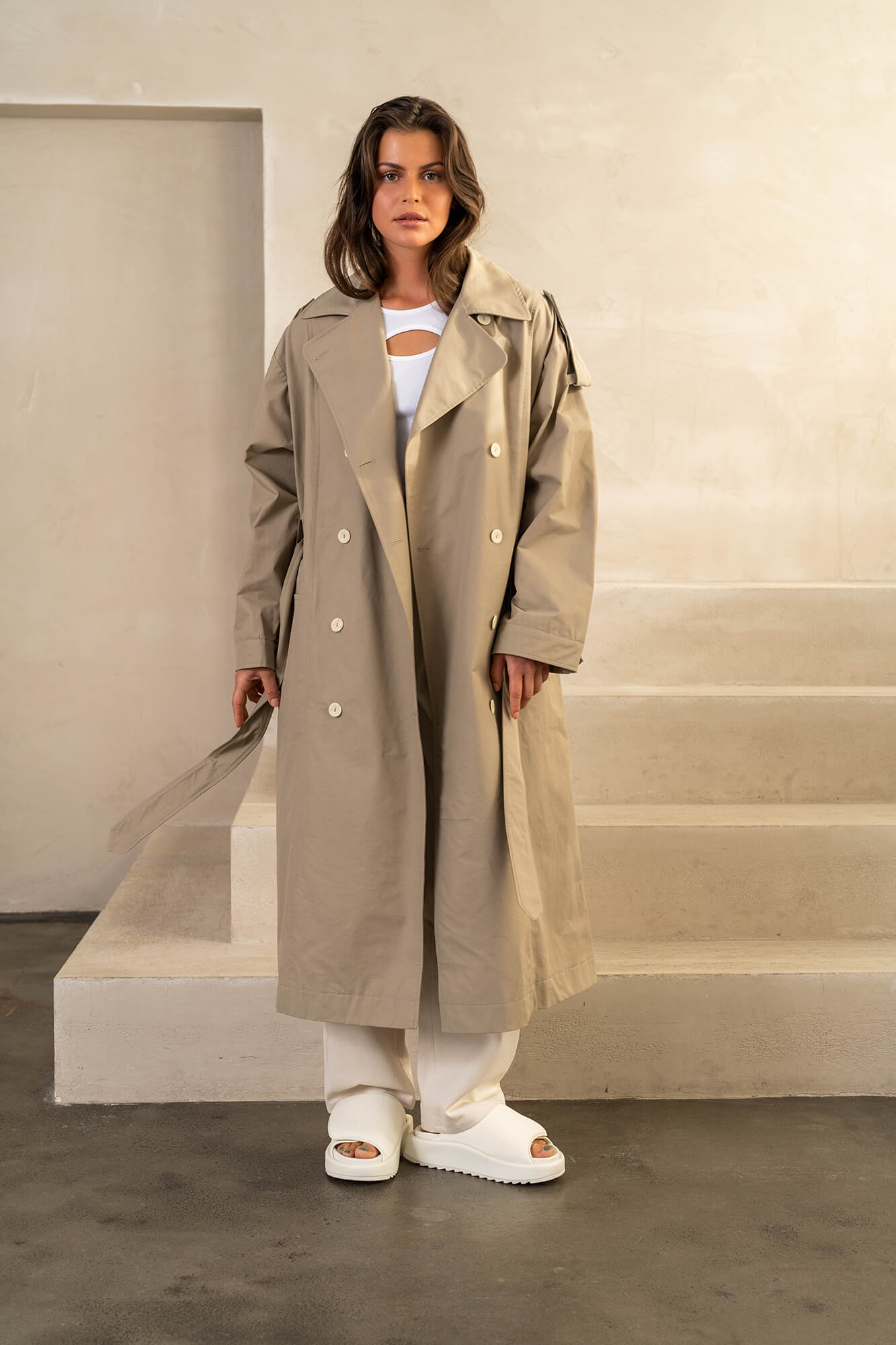 Trenchcoat Josephine in safari by VIVAL.STUDIO