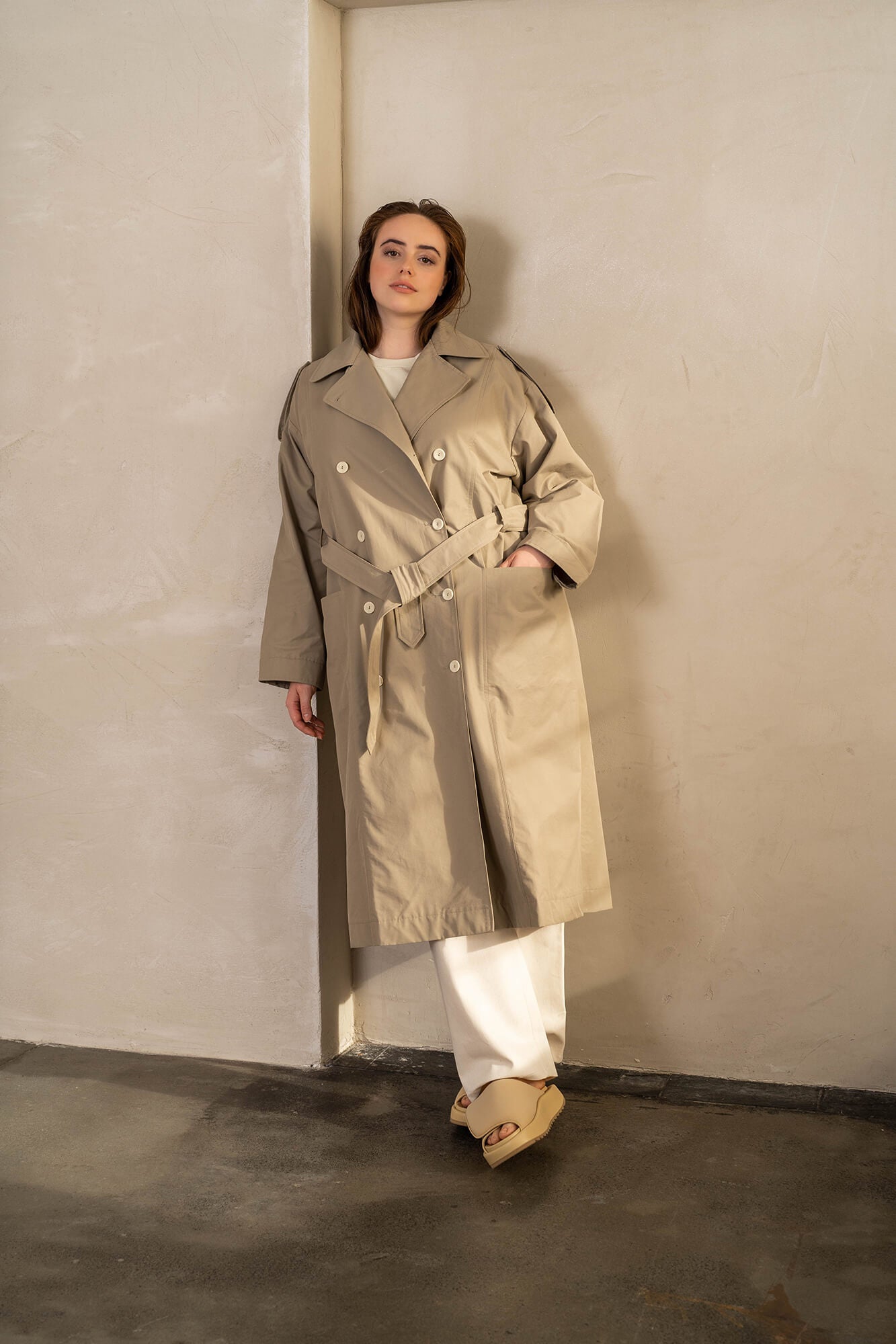 Trenchcoat Josephine in safari by VIVAL.STUDIO