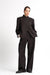 Blazer Alva in Dunkelbraun von vorne by VIVAL.STUDIO