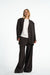 Blazer Liv in Dunkelbraun von vorne by VIVAL.STUDIO