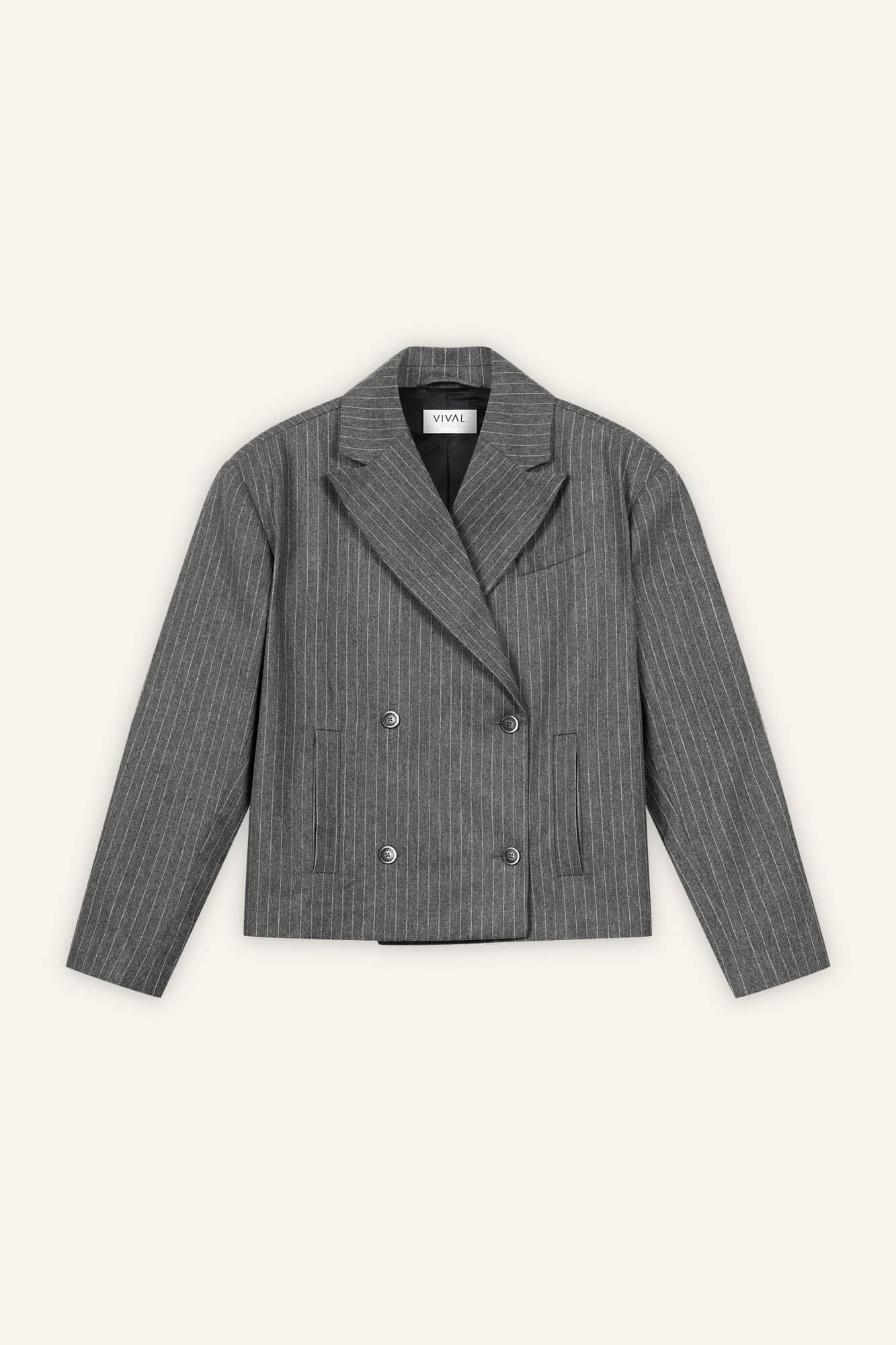 Blazer Macy grau front by VivalStudio