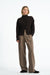 Cardigan Kate in Dunkelbraun von vorne by VIVAL.STUDIO