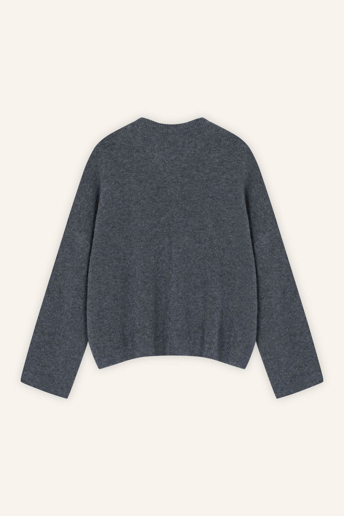 Cardigan Nad in Grau von Hinten by VIVAL.STUDIO
