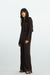 Corpped Langarmshirt Romy in Dunkelbraun seitlich by VIVAL.STUDIO
