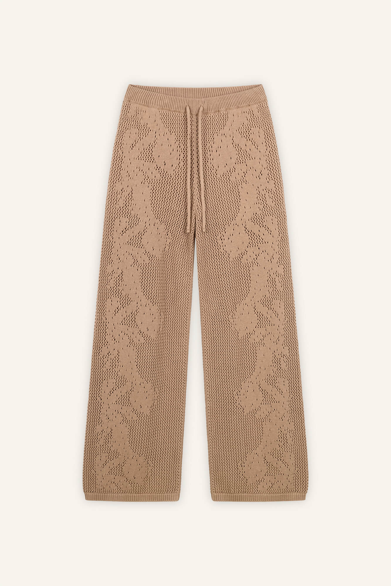 Hose Clea in Mocca von vorne by VIVAL.STUDIO