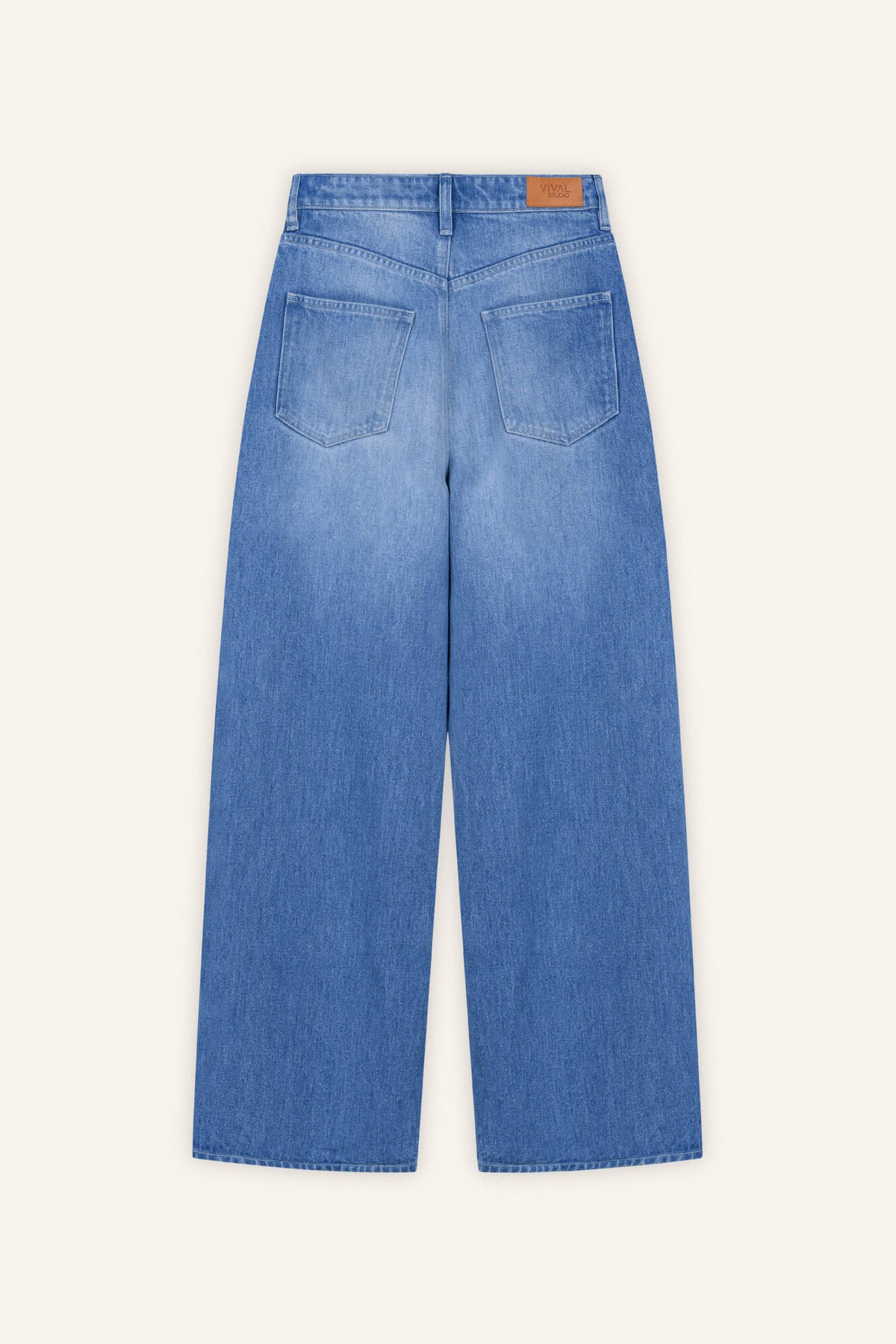 Hose Jale in Blau von hinten by VIVAL.STUDIO