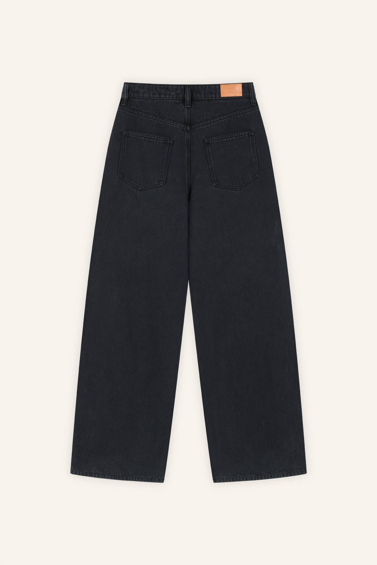 Hose Jale in Schwarz von hinten by VIVAL.STUDIO