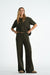 Hose Lindsay in Oliv von vorne by VIVAL.STUDIO