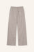 Hose Liv in Beige Nadelstreifen von hinten by VIVAL.STUDIO