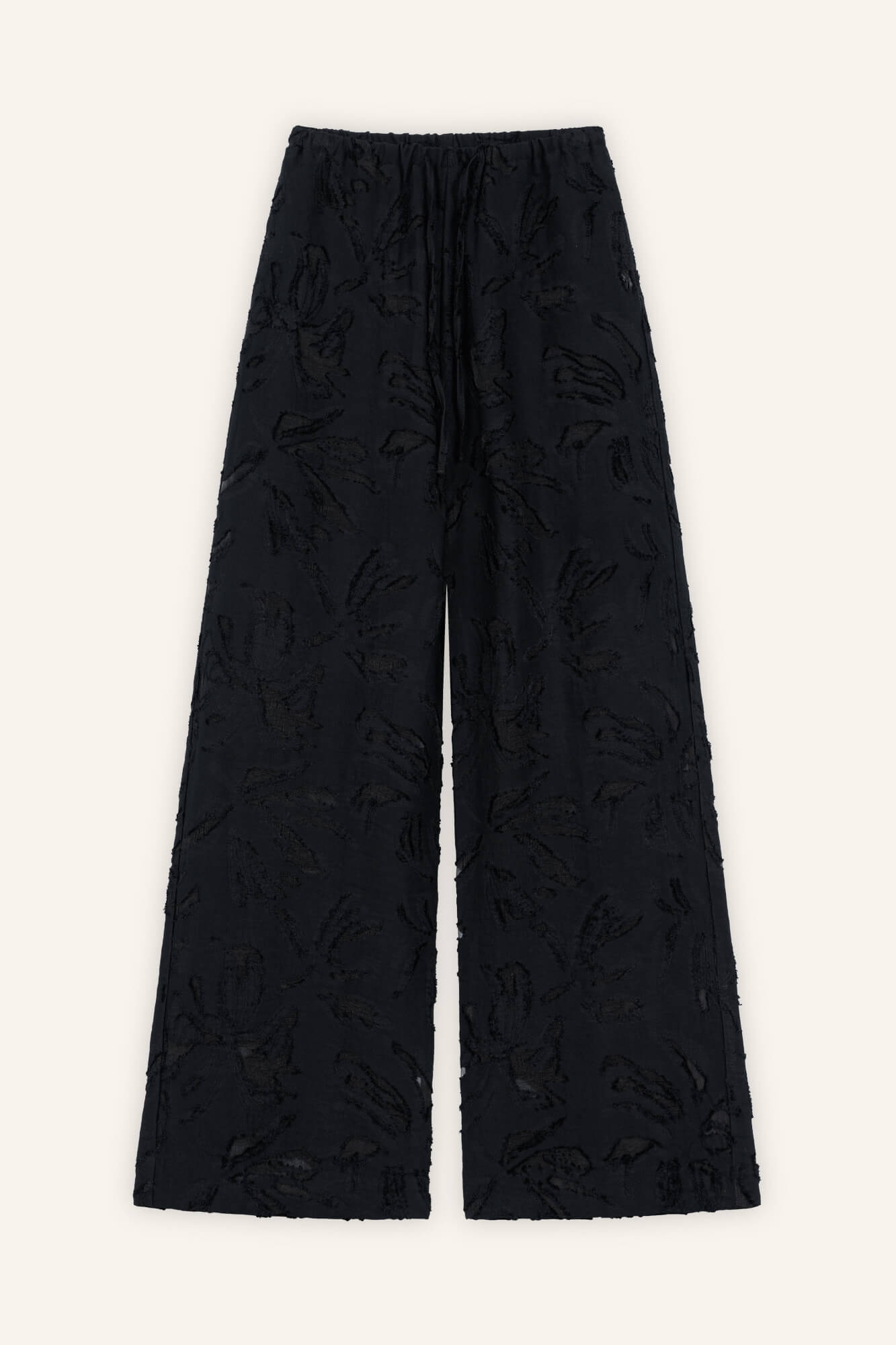 Hose Liv in Schwarz von vorne by VIVAL.STUDIO