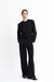 Hose Lou in schwarz von vorne by VIVAL.STUDIO