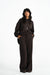 Hose Sue Dunkelbraun von vorne by VIVAL.STUDIO