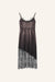 Kleid Lacie in Dunkelbraun von hinten by VIVAL.STUDIO