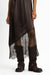 Kleid Lacie in Dunkelbraun Detail by VIVAL.STUDIO