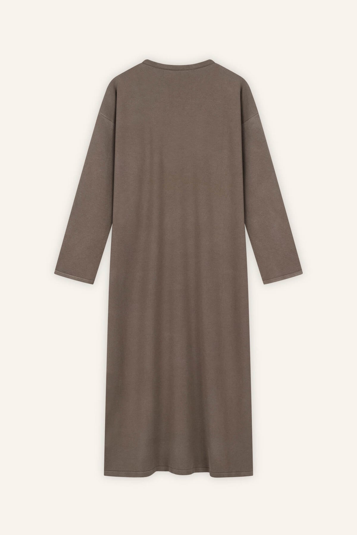 Kleid Rim in Nougat von hinten by VIVAL.STUDIO