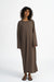 Kleid Rim in Nougat von vorne by VIVAL.STUDIO