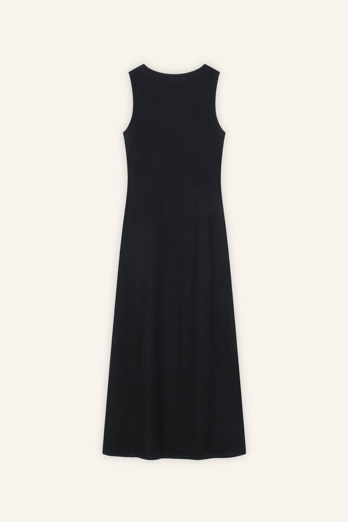 Kleid Rim in Schwarz von hinten by VIVAL.STUDIO
