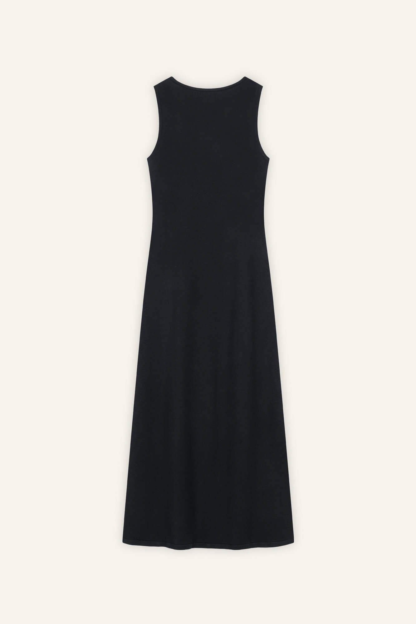 Kleid Rim in Schwarz von hinten by VIVAL.STUDIO