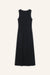 Kleid Rim in Schwarz von hinten by VIVAL.STUDIO