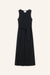 Kleid Rim in Schwarz von vorne by VIVAL.STUDIO