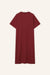 Sue Kleid in Burgundy von hinten by VIVAL.STUDIO