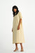 Kleid Sue in Butter von vorne by VIVAL.STUDIO