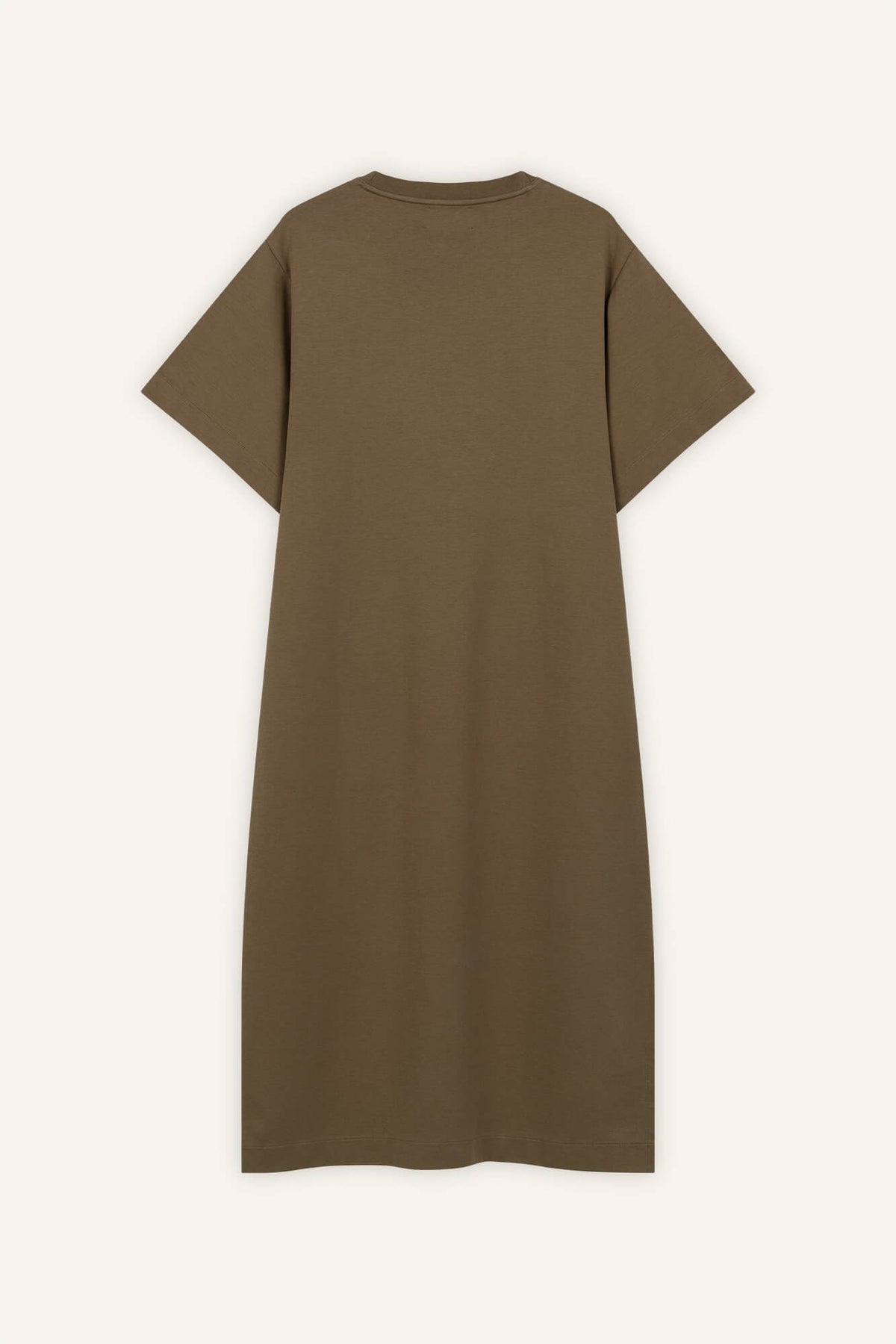 Kleid Sue in Mud von hinten by VIVAL.STUDIO