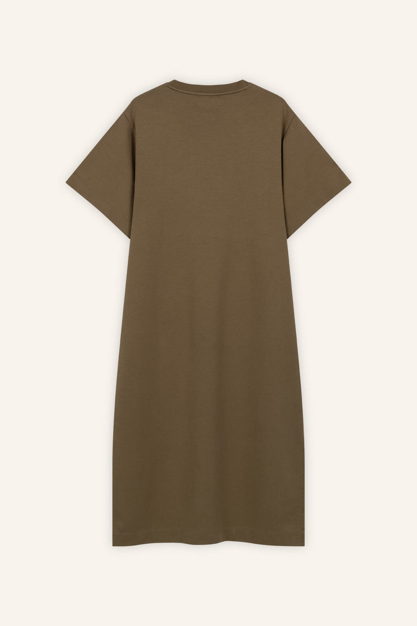 Kleid Sue in Mud von hinten by VIVAL.STUDIO