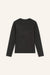 Langarmshirt Lina in Dunkelbraun von hinten by VIVAL.STUDIO