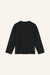 Langarmshirt Lou in schwarz von hinten by VIVAL.STUDIO
