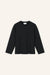 Langarmshirt Lou in schwarz von vorne by VIVAL.STUDIO
