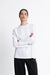 Langarmshirt Lou in Weiß von vorne by VIVAL.STUDIO