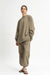 Langarmshirt Sue in Sandstone von vorne by VIVAL.STUDIO