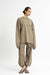 Langarmshirt Sue in Sandstone von vorne by VIVAL.STUDIO