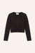 Langarmshirt Rim in Dunkelbraun von vorne by VIVAL.STUDIO
