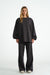 Langarmshirt Sue in Asphalt von vorne by VIVAL.STUDIO