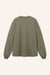 Langarmshirt Sue in Oliv von hinten by VIVAL.STUDIO