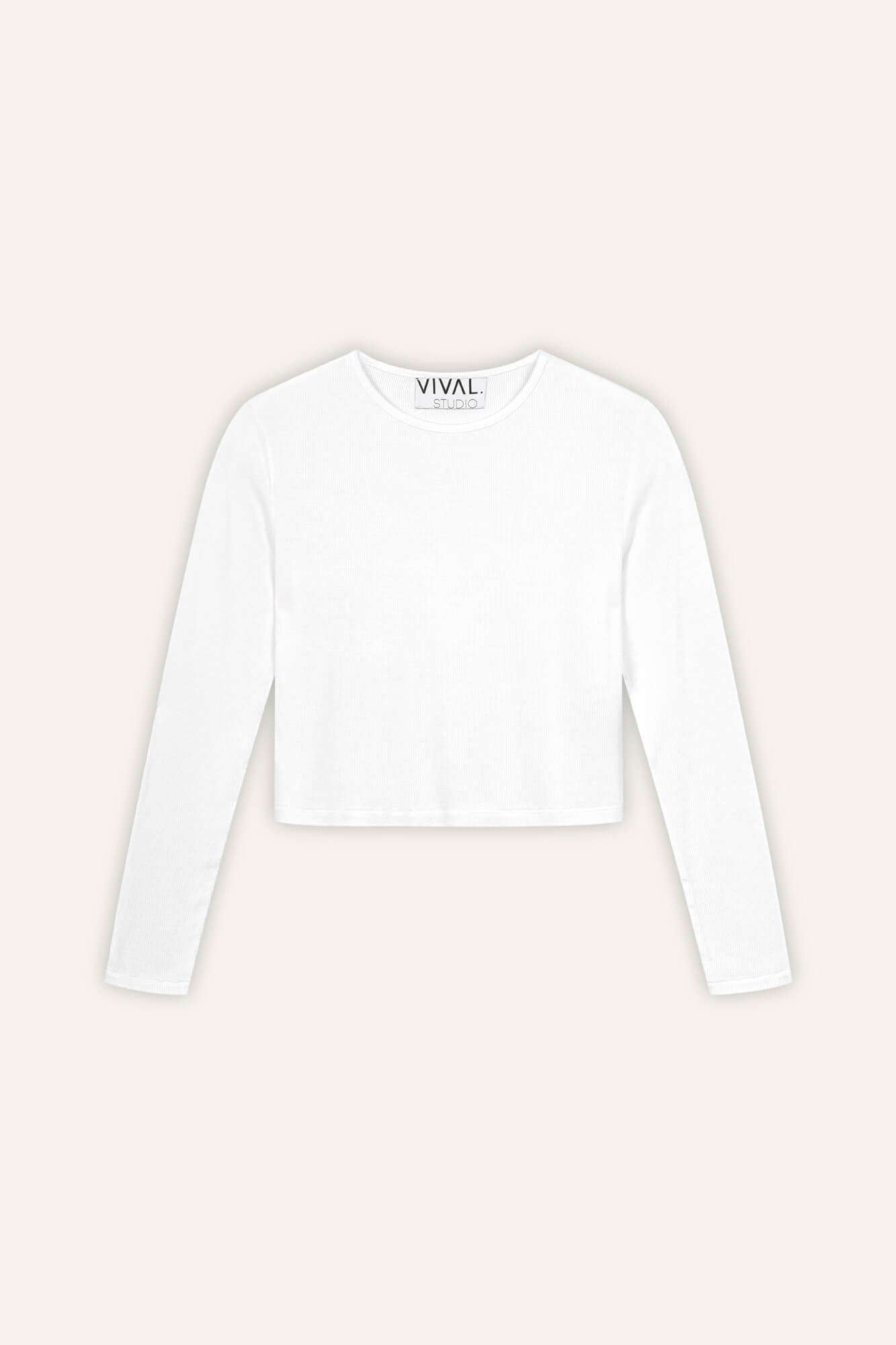 Langarmshirt Mila weiss front by VivalStudio