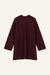 Minikleid Dolly in Burgundy von hinten by VIVAL.STUDIO